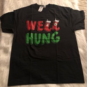 “Well Hung” Men’s Christmas Shirt - NWT